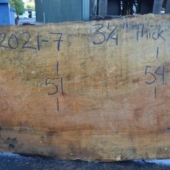 Goby Walnut Products Big Leaf Maple Slab 092021-07 Green Slabs