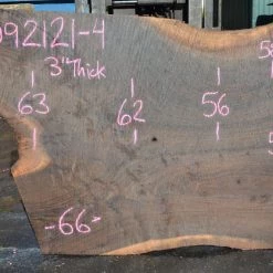Goby Walnut Products Oregon Black Walnut 092121-04 Green Slabs