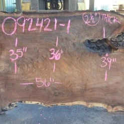 Goby Walnut Products Oregon Black Walnut Slab 092421-01