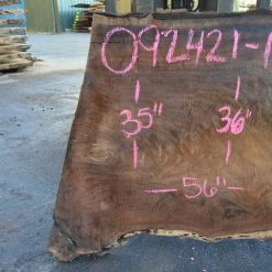 Goby Walnut Products Oregon Black Walnut Slab 092421-01
