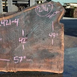 Goby Walnut Products Oregon Black Walnut Slab 092421-04
