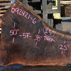 Goby Walnut Products Oregon Black Walnut Slab 092421-06 Green Slabs