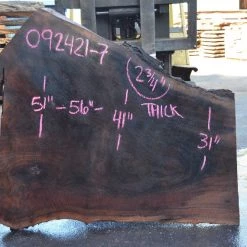 Goby Walnut Products Oregon Black Walnut Slab 092421-07