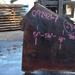 Goby Walnut Products Oregon Black Walnut Slab 092421-07