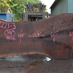 Goby Walnut Products Oregon Black Walnut Slab 082221-03