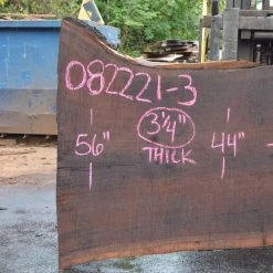 Goby Walnut Products Oregon Black Walnut Slab 082221-03