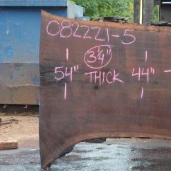 Goby Walnut Products Oregon Black Walnut Slab 082221-05