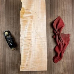 Goby Walnut Big Leaf Maple Electric Guitar Billet MGEM2-2417